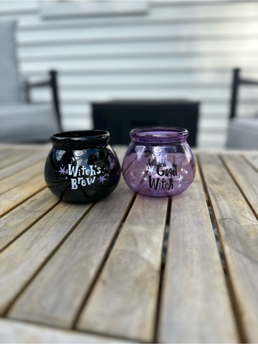 Halloween Witch Cauldrons - set of 2